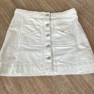 Veronica Beard mini skirt white